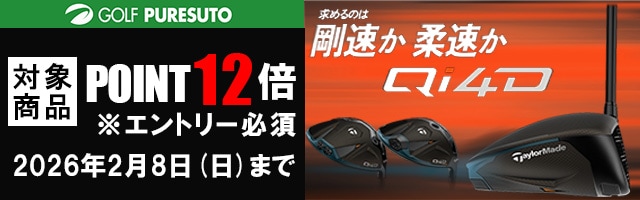 【新作のゴルフクラブがポイント12倍】