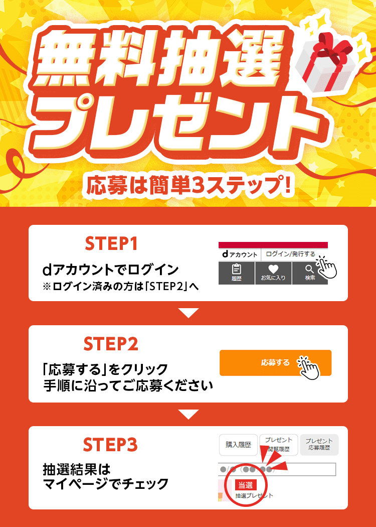 無料抽選プレゼント