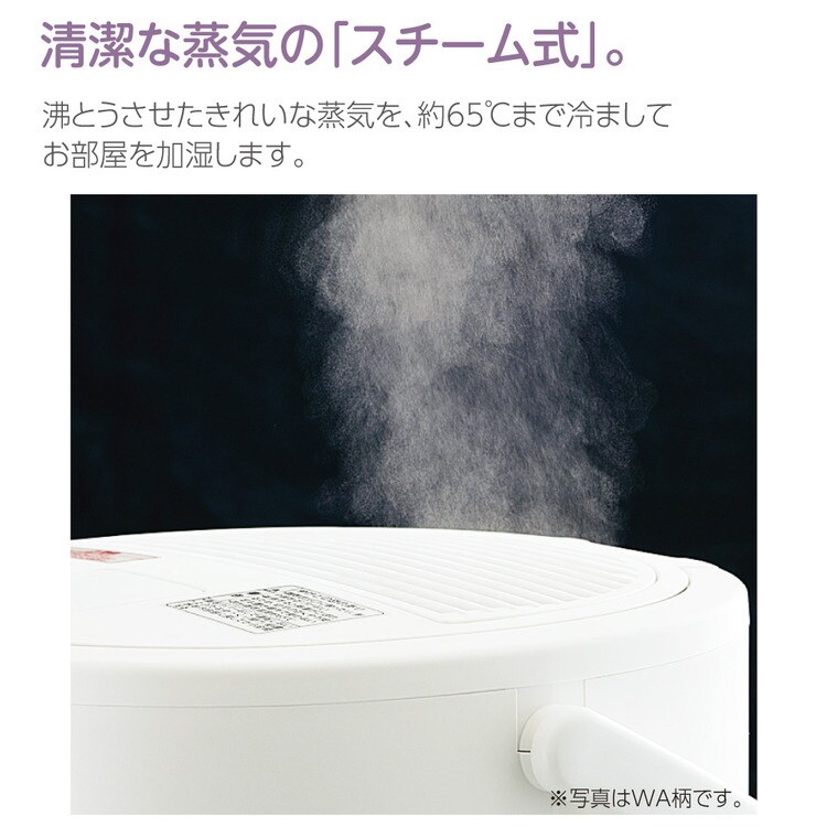 得価高品質】 象印 スチーム式 加湿器 EE-DC35-HA グレー カメラの