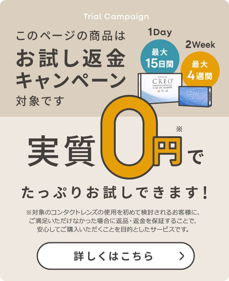 お試し返金キャンペーン