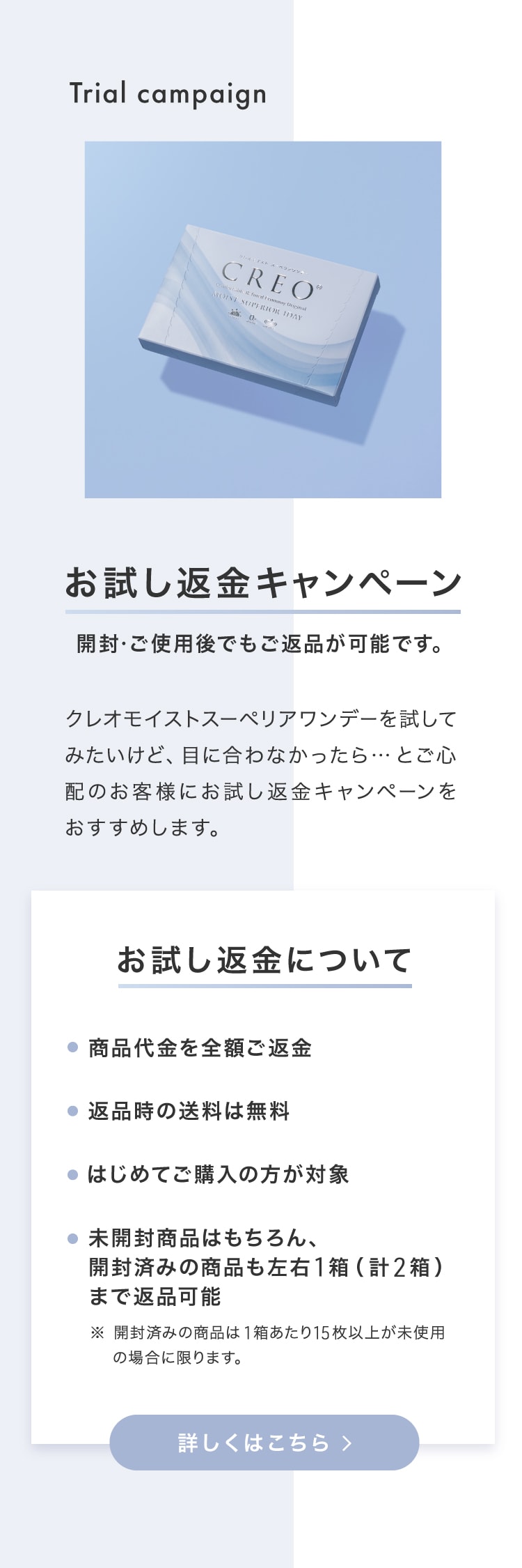 返金キャンペーン