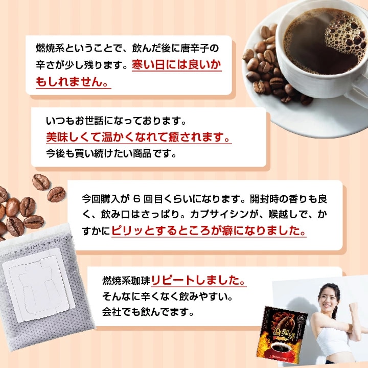 温珈琲 カプサイシン 燃焼系 ドリップバッグ
