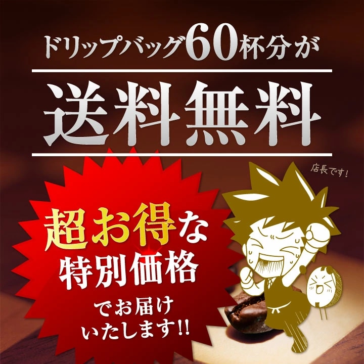 60杯分 送料込み 特別価格 店長イチオシ