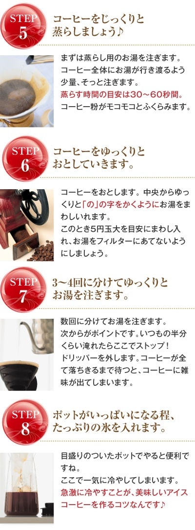 お湯出しアイス作り方