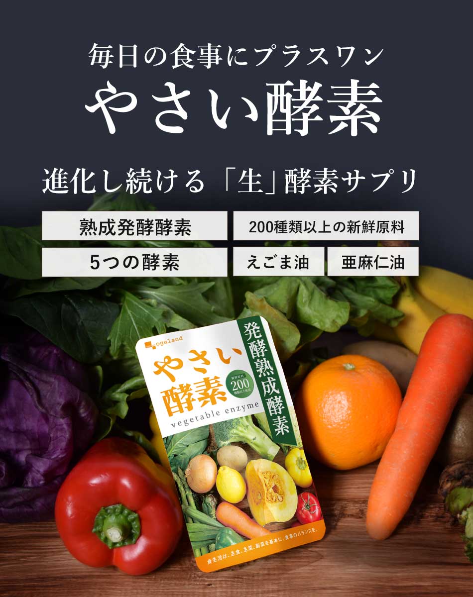 野草酵素 野菜酵素 サプリメント やさい酵素 美容 ダイエット ビタミン