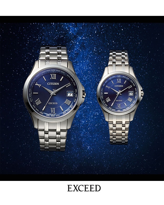 dショッピング |シチズン エクシード エコドライブ電波時計 チタン 日本製 メンズ 腕時計 CB1080-52L CITIZEN EXCEED ブルー  | カテゴリ：の販売できる商品 | 腕時計のななぷれ (028CB1080-52L)|ドコモの通販サイト