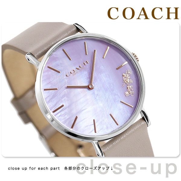 dショッピング |コーチ ペリー 36mm クオーツ レディース 腕時計 