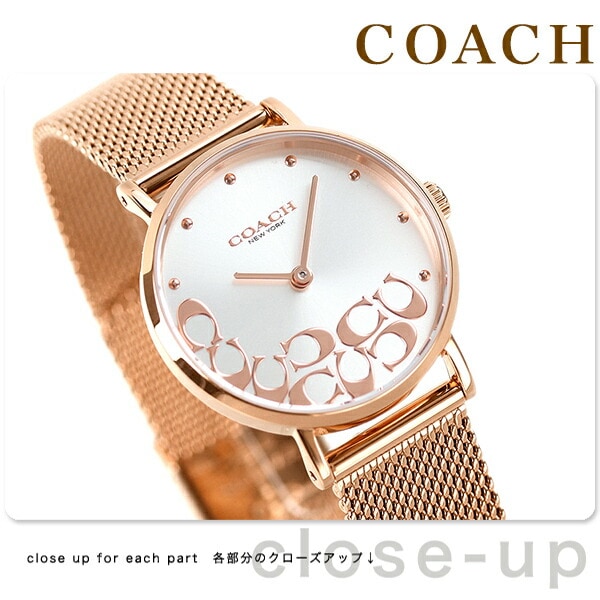 dショッピング |コーチ 腕時計 レディース ペリー 28mm クオーツ