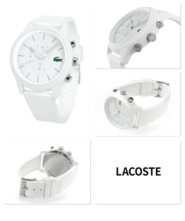dショッピング |ラコステ 時計 44mm クオーツ メンズ 腕時計 2010974 LACOSTE ホワイト | カテゴリ：の販売できる商品 |  腕時計のななぷれ (0282010974)|ドコモの通販サイト