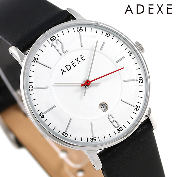 dショッピング |アデクス ADEXE ユニセックス デイト 33mm 革ベルト 2043B-02 腕時計 プチ | カテゴリ：の販売できる商品 |  腕時計のななぷれ (028ADX2043B-02)|ドコモの通販サイト