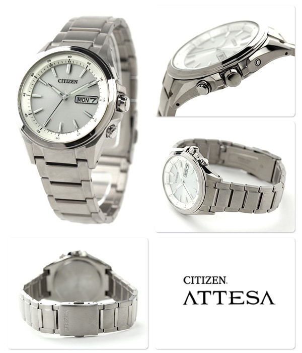 dショッピング |シチズン アテッサ エコドライブ 電波時計 AT6040-58A