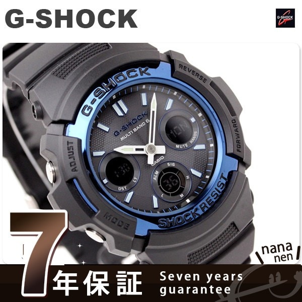 dショッピング |G-SHOCK 電波 ソーラー CASIO AWG-M100A-1AER アナデジ 
