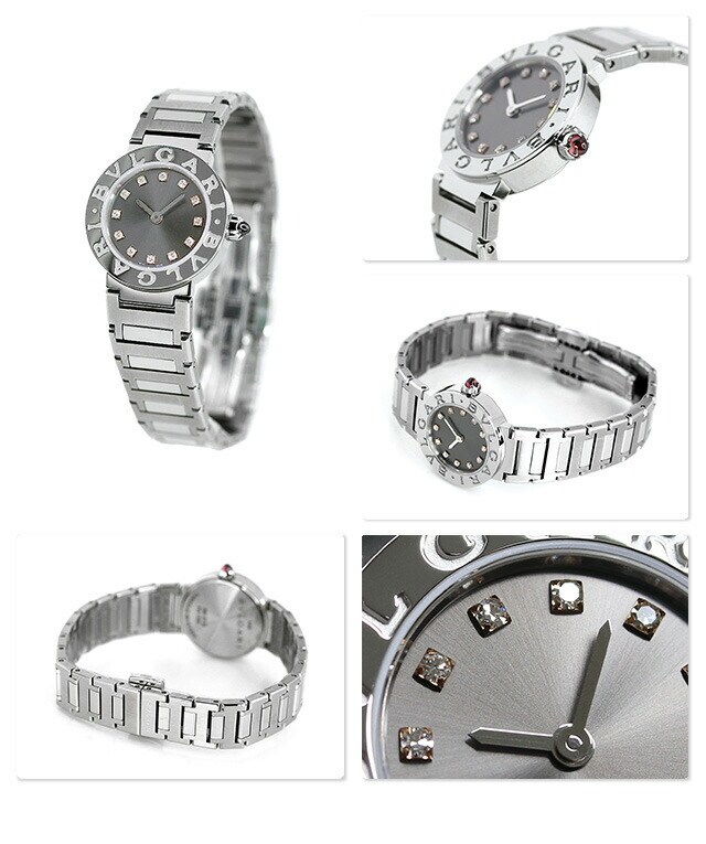 dショッピング |ブルガリ 時計 レディース ブルガリブルガリ 23mm ダイヤモンド BBL23C6SS/12 グレー 腕時計 新品 |  カテゴリ：の販売できる商品 | 腕時計のななぷれ (028BBL23C6SS12)|ドコモの通販サイト