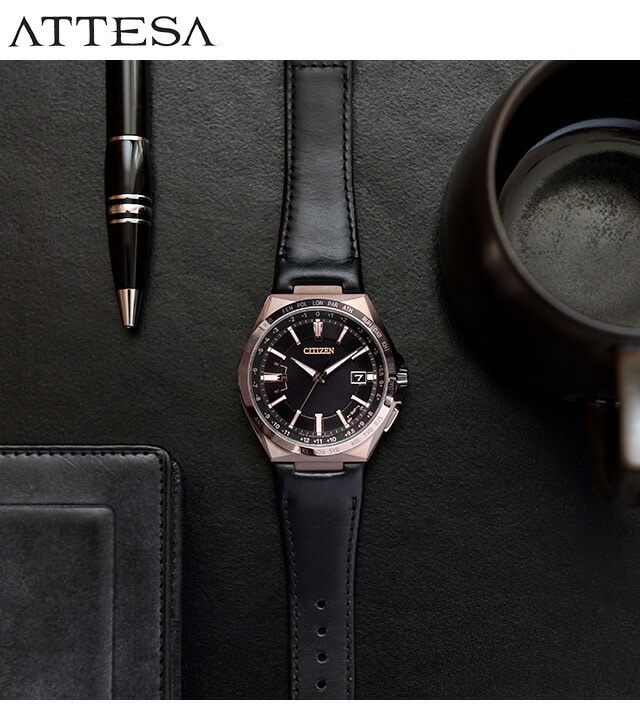 シチズン CB0217-04E アテッサ エコ・ドライブ電波時計 Amazon.co.jp: [CITIZEN] 腕時計 メンズ ATTESA CB0217-04E 光発電エコ