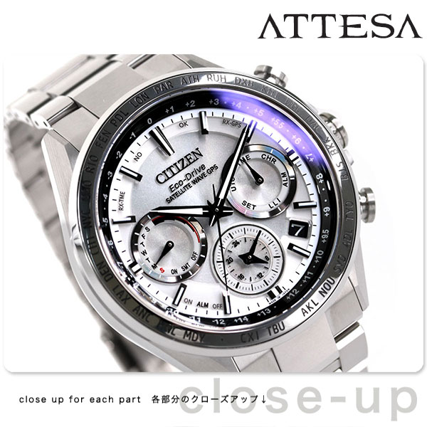 dショッピング |シチズン アテッサ エコドライブ電波 F950 チタン メンズ 腕時計 CC4010-80A CITIZEN ATTESA  アクトライン シルバー | カテゴリ：の販売できる商品 | 腕時計のななぷれ (028CC4010-80A)|ドコモの通販サイト