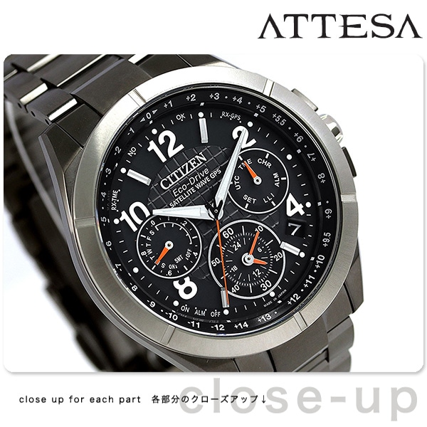 希少 新品同様 シチズン アテッサ サテライトウェーブ ソーラー電波 腕時計 dショッピング |シチズン アテッサ エコドライブGPS衛星電波 限定