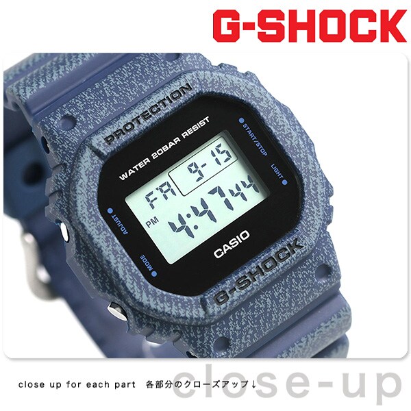 dショッピング |G-SHOCK デニム アラーム メンズ 腕時計 DW-5600DE-2DR