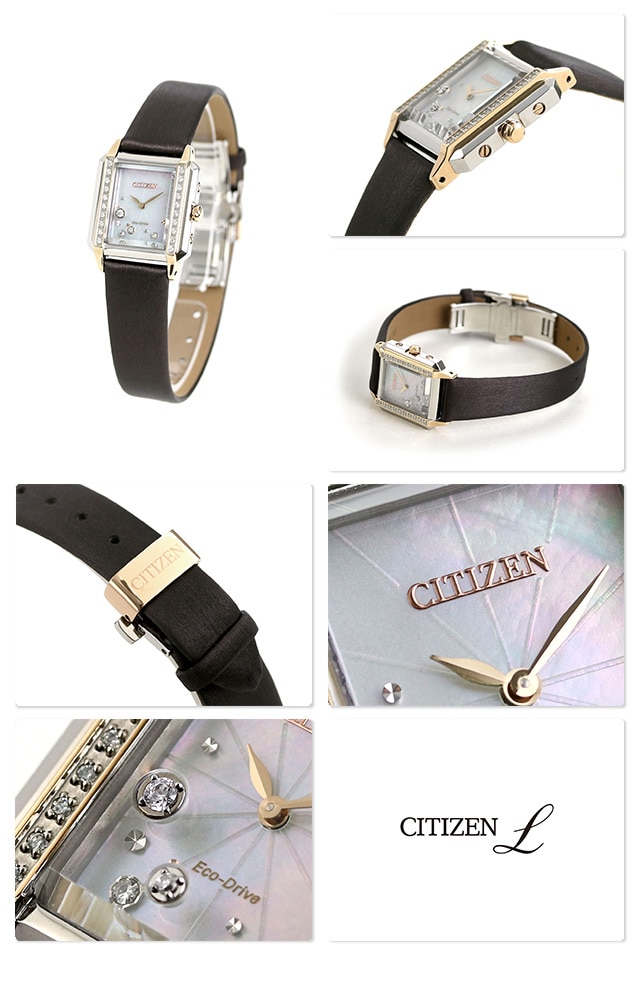 dショッピング |シチズンエル エコドライブ ダイヤモンド レディース 腕時計 EG7068-16D CITIZEN L ホワイトシェル 革ベルト |  カテゴリ：の販売できる商品 | 腕時計のななぷれ (028EG7068-16D)|ドコモの通販サイト