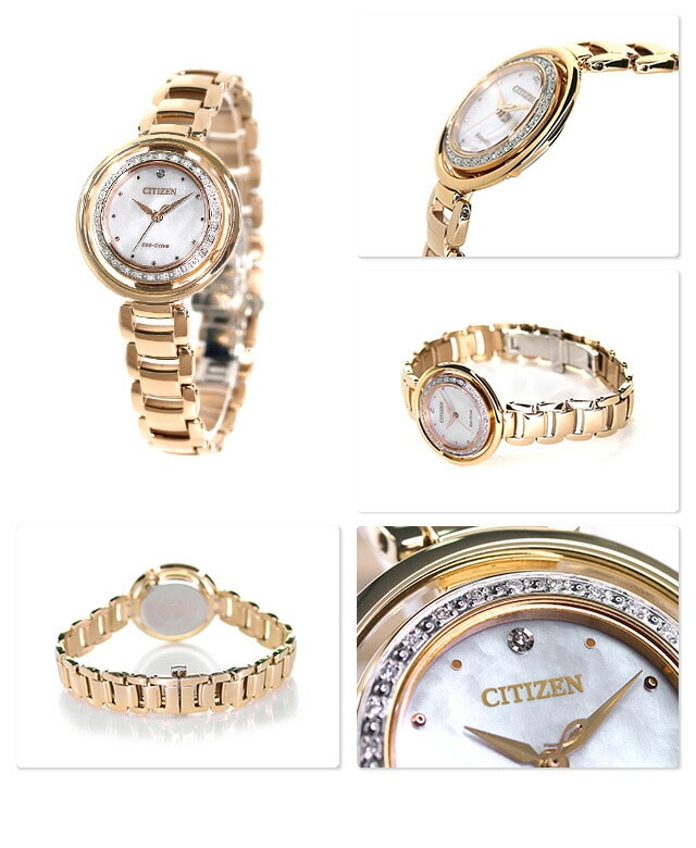 dショッピング |シチズン エル エコドライブ ソーラー ダイヤモンド レディース 腕時計 EM0902-53D CITIZEN L  ホワイトシェル×ゴールド カテゴリ：の販売できる商品 腕時計のななぷれ (028EM0902-53D)|ドコモの通販サイト