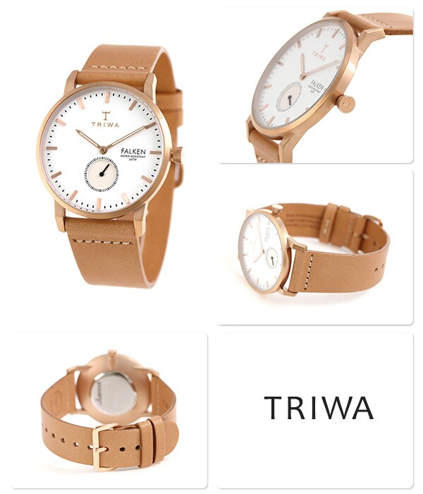 dショッピング |トリワ TRIWA 腕時計 メンズ レディース 北欧 スウェーデン スモールセコンド 38mm FAST101-CL010614  ファルケン 革ベルト | カテゴリ：の販売できる商品 | 腕時計のななぷれ (028FAST101-CL010614)|ドコモの通販サイト