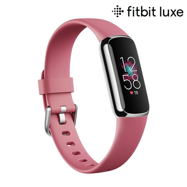 dショッピング |fitbit Luxe オーキッド/プラチナ メンズ レディース