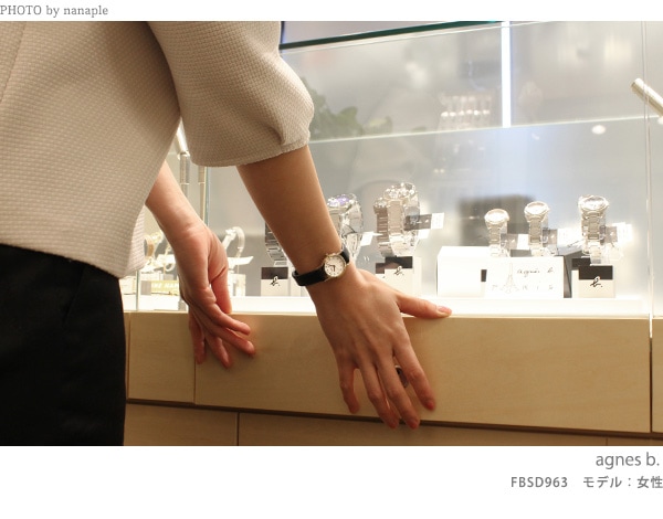 agnes b. ゴールド 腕時計　アニエス　マルチェロ　ソーラー dショッピング |アニエスベー 時計 レディース ソーラー FBSD962