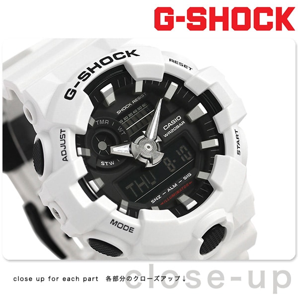 dショッピング |G-SHOCK コンビネーション メンズ 腕時計 GA-700-7ADR