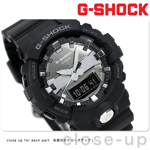 dショッピング |G-SHOCK スペシャルカラー デュアルタイム GA-810 ブラック GA-810MMA-1ADR カシオ Gショック 腕時計  | カテゴリ：の販売できる商品 | 腕時計のななぷれ (028GA-810MMA-1ADR)|ドコモの通販サイト