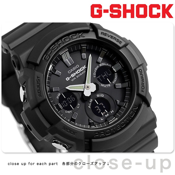 CASIO G-SHOCK GAS-100B デジタル腕時計 dショッピング |G-SHOCK ソーラー アナデジ メンズ 腕時計 GAS-100B