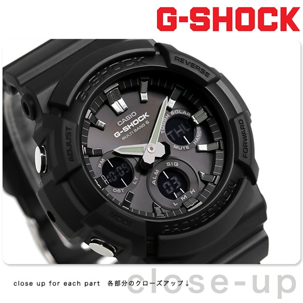 dショッピング |G-SHOCK 電波ソーラー メンズ 腕時計 GAW-100B-1AER G
