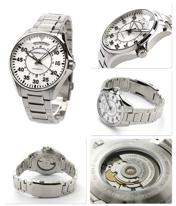 dショッピング |ハミルトン 自動巻き カーキ パイロット H64615155