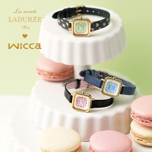 未使用⭐︎ シチズン wicca LADUREEコラボ 限定600本 ソーラー スクレ