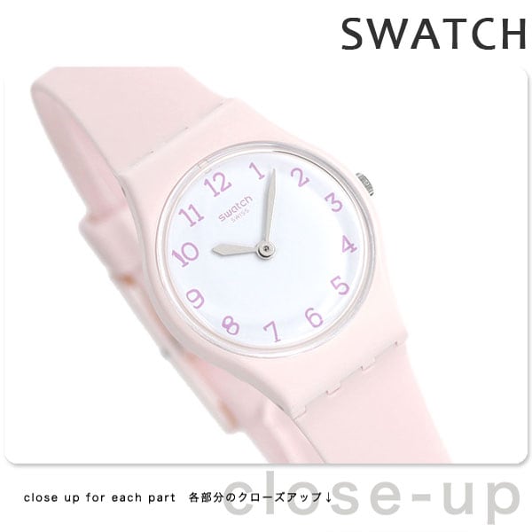 dショッピング |スウォッチ SWATCH 腕時計 レディース ホワイト×ピンク