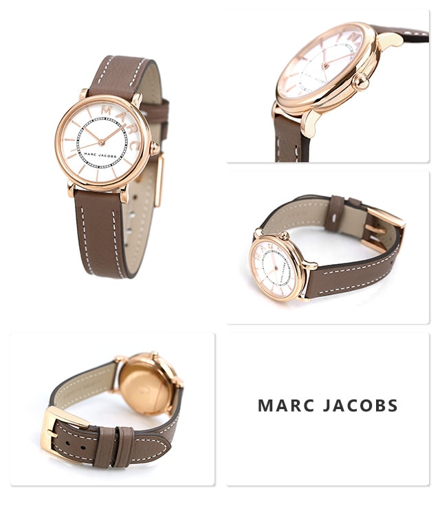 dショッピング |マークジェイコブス 時計 ロキシー 28mm レディース 腕時計 MJ1538 MARC JACOBS ホワイト×グレージュ |  カテゴリ：の販売できる商品 | 腕時計のななぷれ (028MJ1538)|ドコモの通販サイト