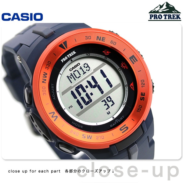 カシオ プロトレック ソーラー デジタル PRG-330 メンズ 腕時計 PRG-330-4ADR CASIO PRO TREK ネイビー |  カテゴリ：の販売できる商品 | 腕時計のななぷれ (028PRG-330-4ADR)|ドコモの通販サイト - dショッピング