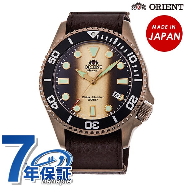 オリエント スポーツ ダイバー 70周年記念 限定モデル ダイバーズウォッチ メンズ 腕時計 RN-AC0K05G ORIENT 時計 自動巻き  ゴールドグラデーション | カテゴリ：の販売できる商品 | 腕時計のななぷれ (028RN-AC0K05G)|ドコモの通販サイト - dショッピング