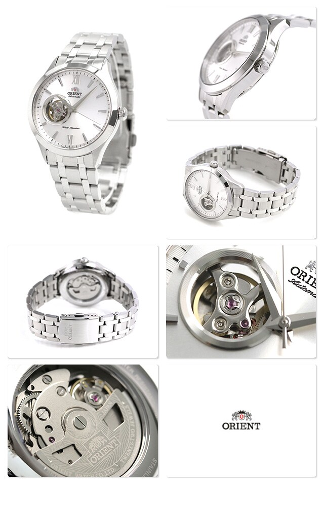 正本オリエント ORIENT 自動巻き メンズ 腕時計 RN-AG0002S シルバー オリエントスター