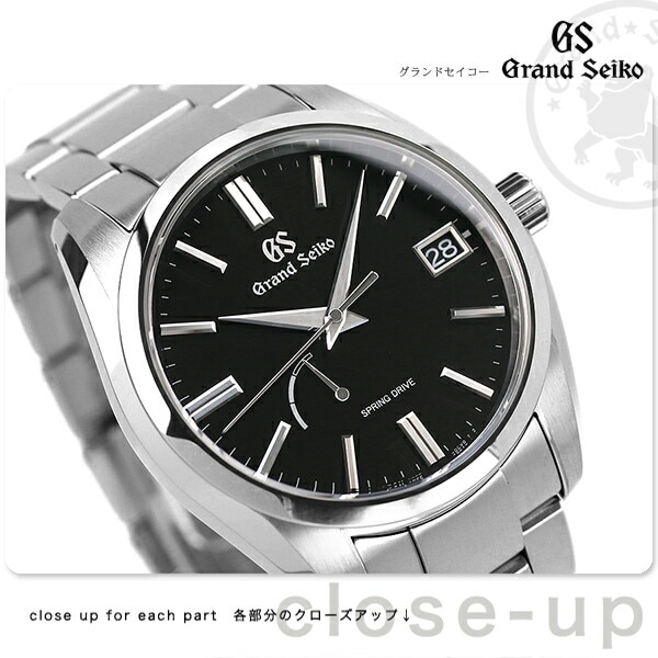 グランドセイコー ヘリテージ コレクション 腕時計 スプリングドライブ 自動巻き 日本製 メンズ 時計 SBGA467 GRAND SEIKO  ブラック | カテゴリ：の販売できる商品 | 腕時計のななぷれ (028SBGA467)|ドコモの通販サイト - dショッピング