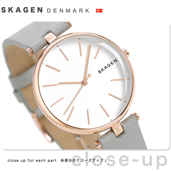 dショッピング |スカーゲン 腕時計 レディース シグネチャー 36mm 革