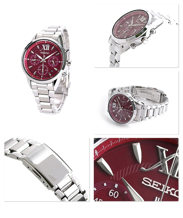 人気定番低価国内限定カラー セイコー ルキア LUKIA SSVS039 腕時計 レッド 赤 時計