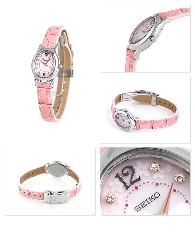 dショッピング |セイコー SEIKO 桜 限定モデル ソーラー ピンク