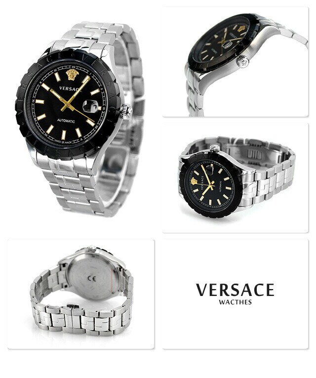 dショッピング |ヴェルサーチ 時計 ヘレニウム 42mm 自動巻き メンズ 腕時計 VEZI00321 VERSACE ブラック |  カテゴリ：の販売できる商品 | 腕時計のななぷれ (028VEZI00321)|ドコモの通販サイト