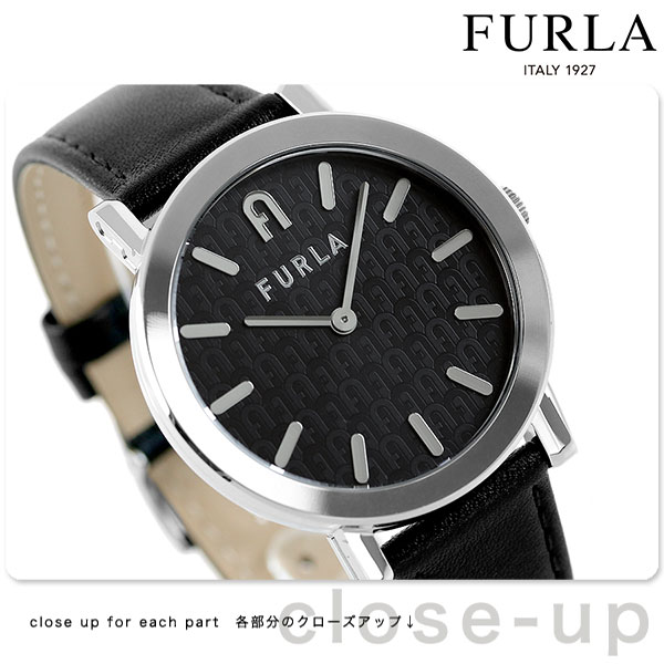 dショッピング |フルラ 時計 ミニマルシェイプ 38mm レディース 腕時計 WW00003001L1 FURLA ブラック 革ベルト |  カテゴリ：の販売できる商品 | 腕時計のななぷれ (028WW00003001L1)|ドコモの通販サイト