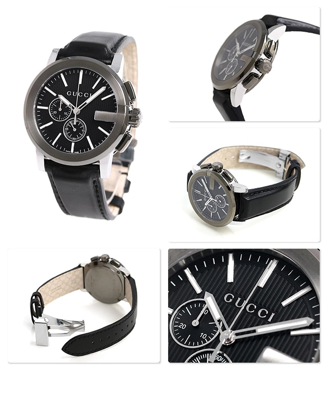 dショッピング |GUCCI グッチ 時計 G-クロノ メンズ ブラック YA101205