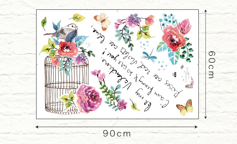 Dショッピング ウォールステッカー おしゃれ 花 フラワー イラスト 手書き フォント 蝶 植木鉢 観葉植物 女の子 子供部屋 子供 英字 英文 トイレ 大きい カフェ キッチンドア シンプル 窓 玄関 カテゴリ ウォールステッカーの販売できる商品 ホビナビ 042wt S