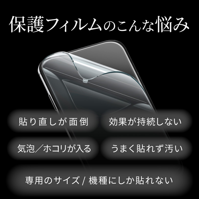 dショッピング |スマホコーティング剤 保護フィルム スマホ