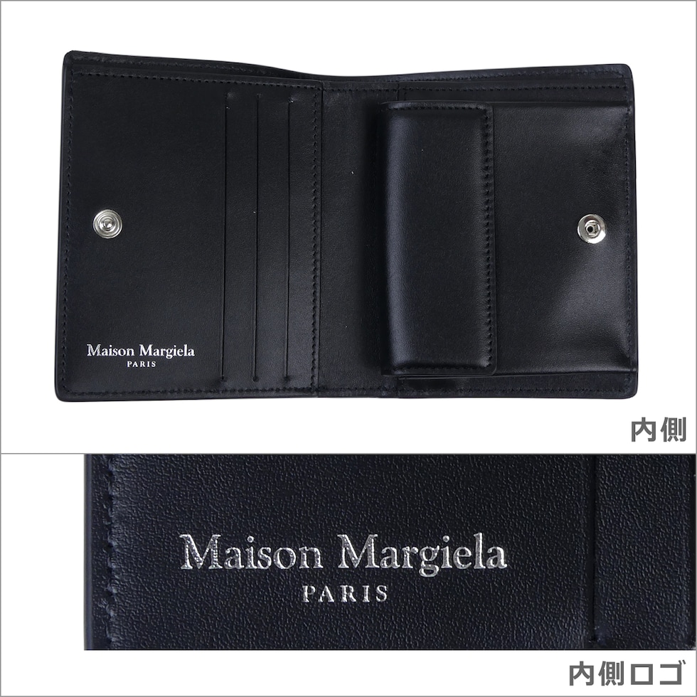 dショッピング |メゾンマルジェラ Maison Margiela 二つ折り財布 小銭入れ付き ミニ財布 SA3UI0007 P4745 T8013  BLACK レディース財布【北海道・沖縄は990円加算】 mmg1006-c001 | カテゴリ：レディース財布の販売できる商品 | daily-3  (063mmg1006-c001)|ドコモの通販サイト