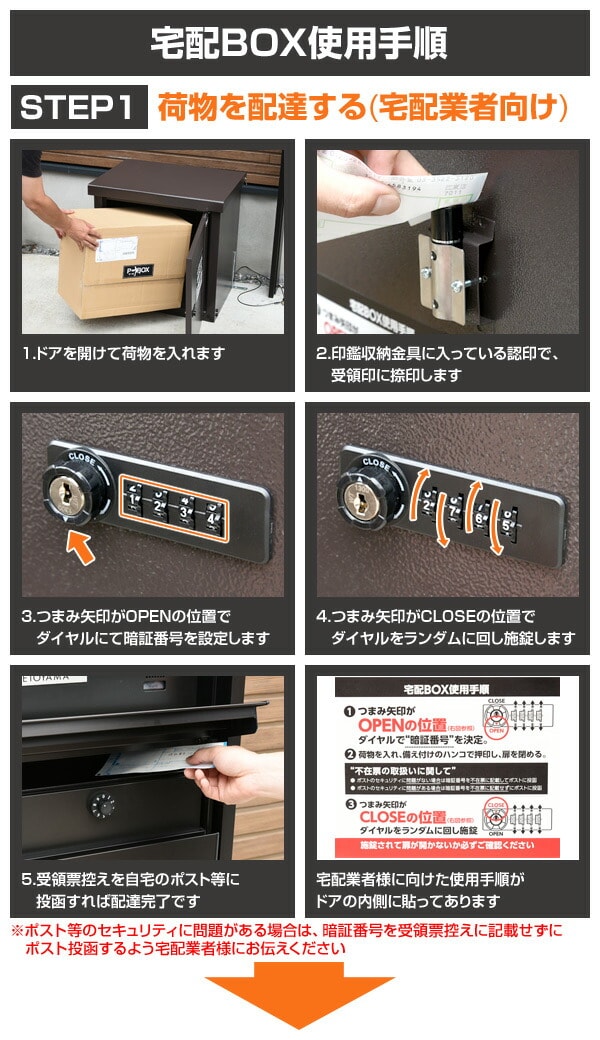 dショッピング |宅配ボックス 戸建て用 P-BOX(ピーボ) 1BOXタイプ PBH