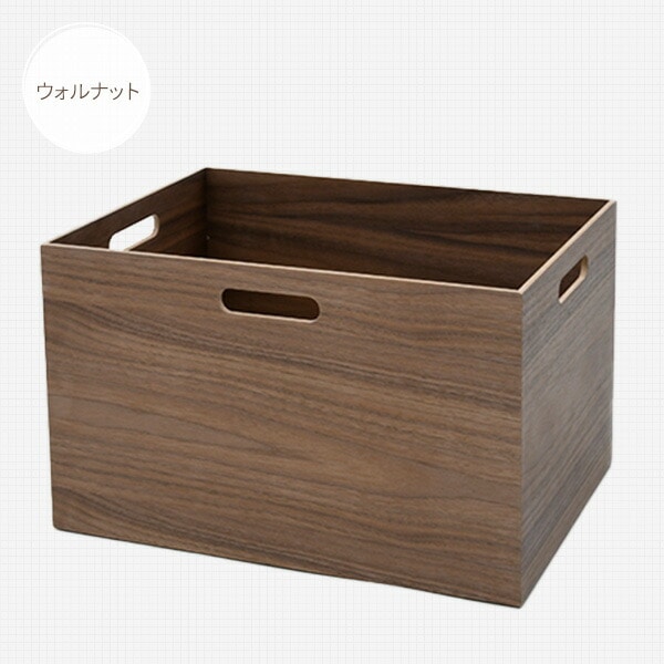 dショッピング |木製 収納ボックス (レギュラー) 幅38 奥行26 高さ24