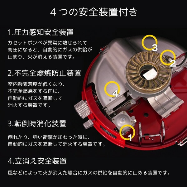 dショッピング |ストーブ ポータブルガスストーブ SAG-BF02A ヒーター